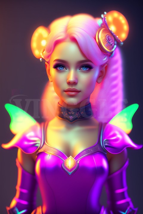 Cute Fairy 3D Girl AI ART