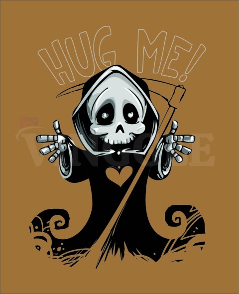 Cute Death Mascot Grim Reaper